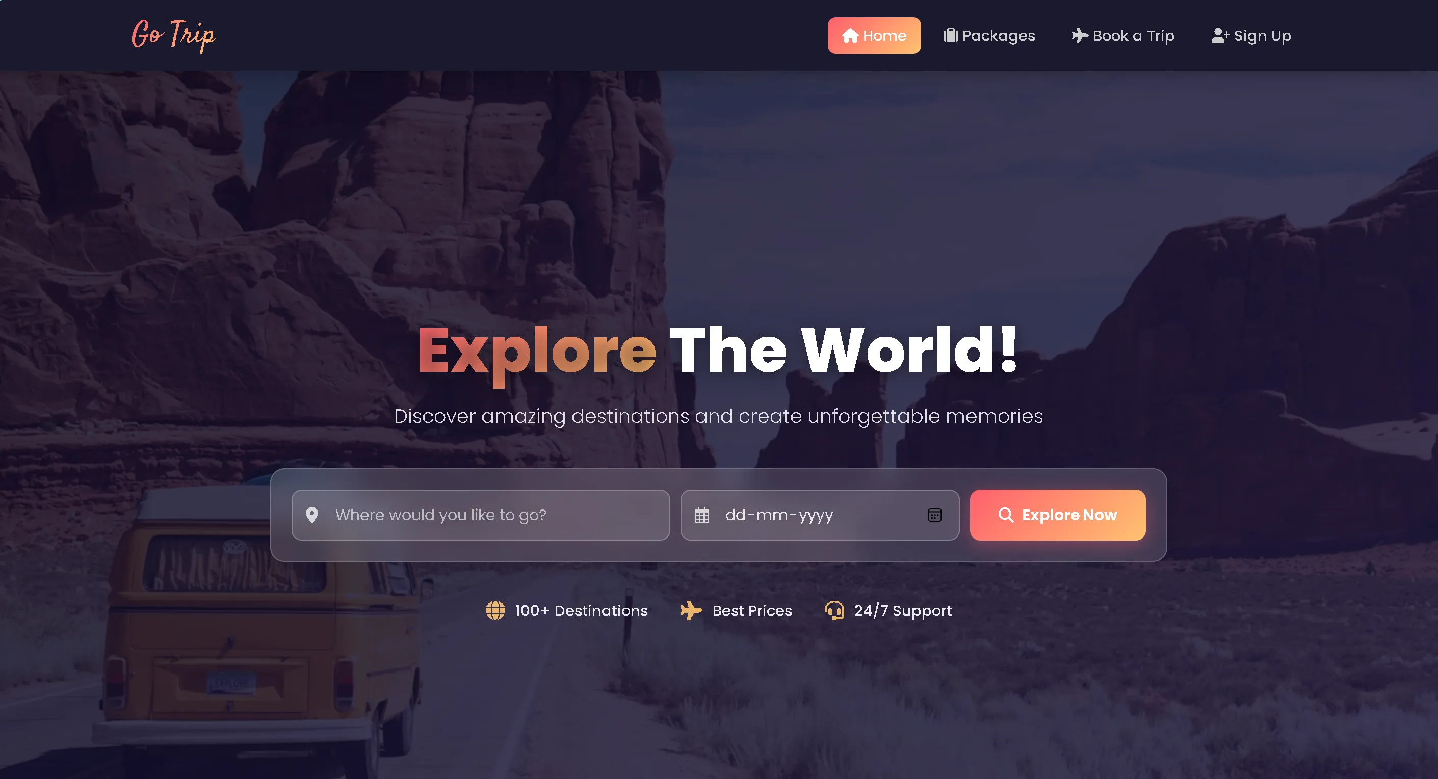 Go Trip — Travel & Tourism