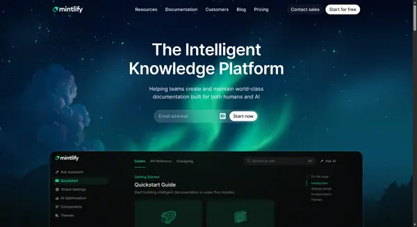 Mintlify — Documentation Clone